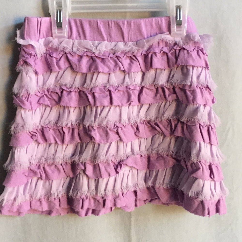 Gap kids purple ruffle dress